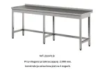 Stół roboczy do pracy wzmocniony bez półki, ze stali nierdzewnej Edenox WT-PL B