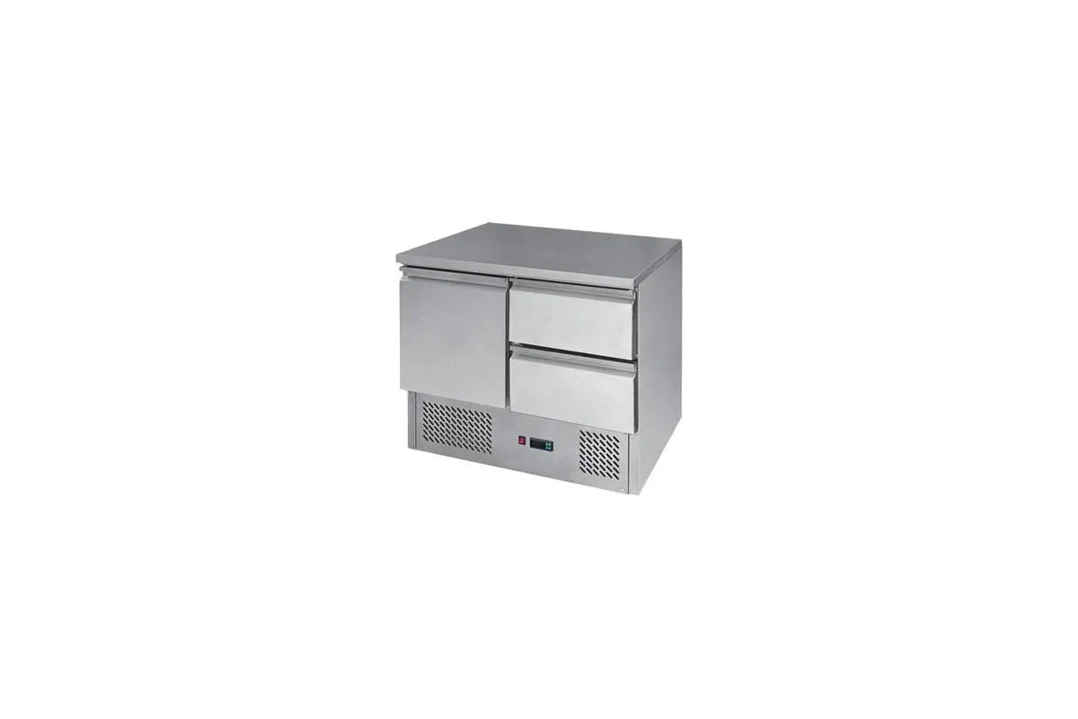 STZ 902 ﻿Stół chłodniczy  - drzwi i 2 szuflady