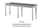 Stół roboczy do pracy bez półki ze stali nierdzewnej Edenox WT-PL