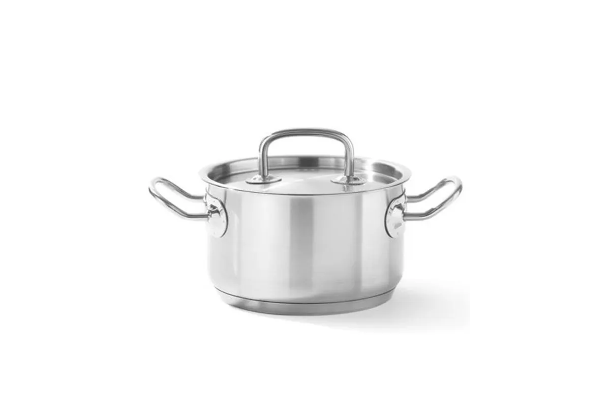 Garnek średni Kitchen Line z pokrywką 9 l śr. 280 x 155 h