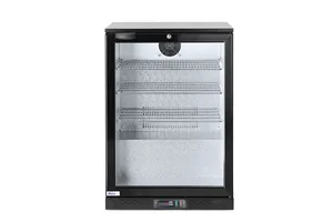 Lodówka barowa na napoje 1-drzwiowa 105L czarna 120W 600x530x865mm Arktic 226568