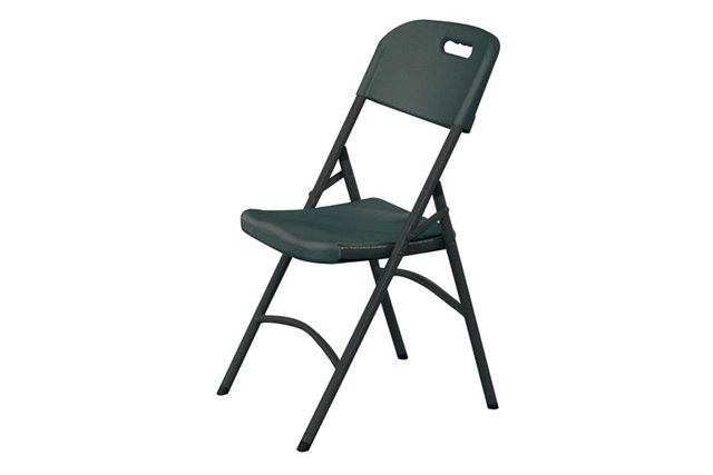 Krzesło cateringowe -  czarne 540x440x(h)840 mm