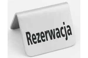 Tabliczka informacyjna "Rezerwacja"