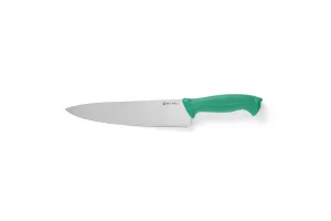 Nóż kucharski HACCP - 240 mm, zielony