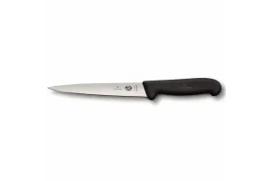 Victorinox Fibrox Nóż do filetowania, 16 cm, czarny