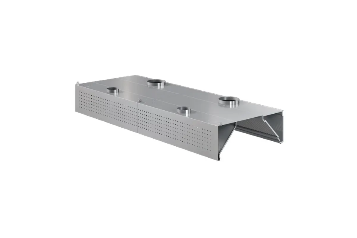 Okap przyścienny kompensacyjny, ze stali nierdzewnej, Edenox WEHC