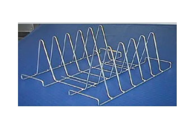 Metalowy stojak do mycia tac 6 przegród, 610x490x285 mm Metalowy stojak do mycia tac 6 przegród, 610x490x285 mm
