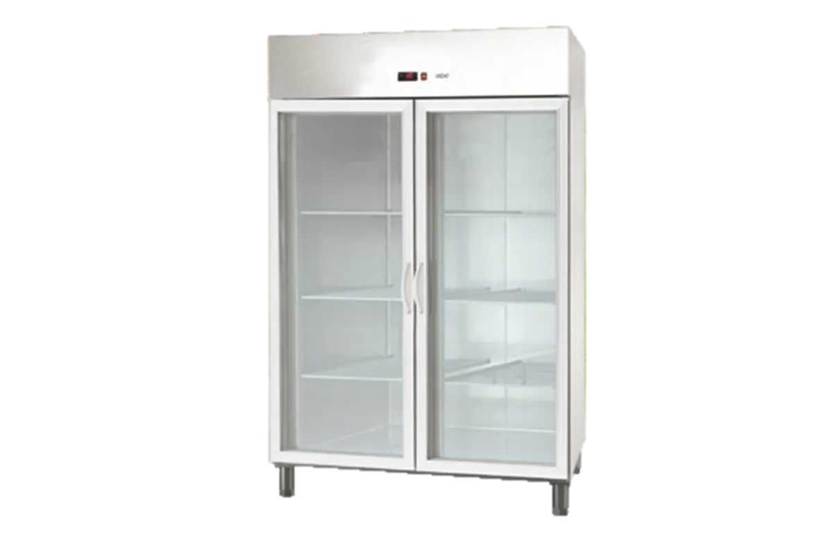 Szafa galwanizowana chłodnicza z drzwiami szklanymi 1400l GN 2/1 Asber ECP-G-1402 GD HC