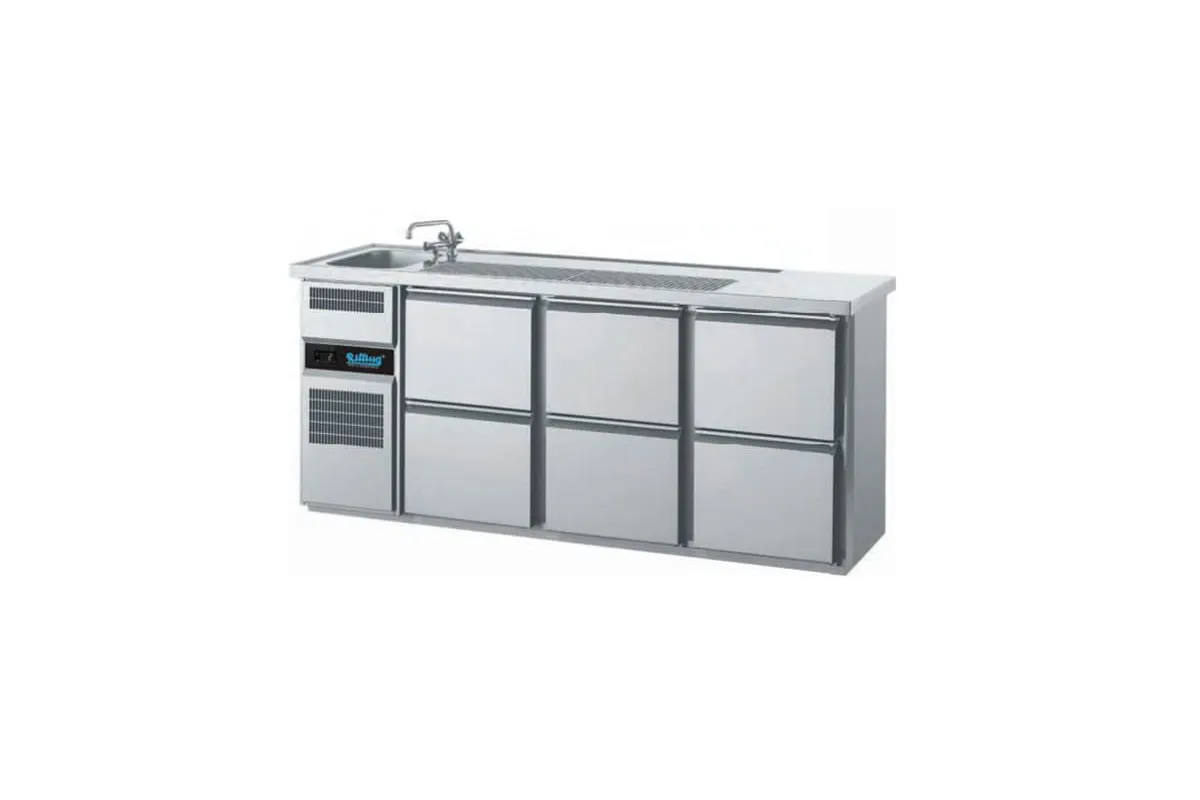 Barowy stół chłodniczy z własnym chłodzeniem AGTM731R81-2/2/2