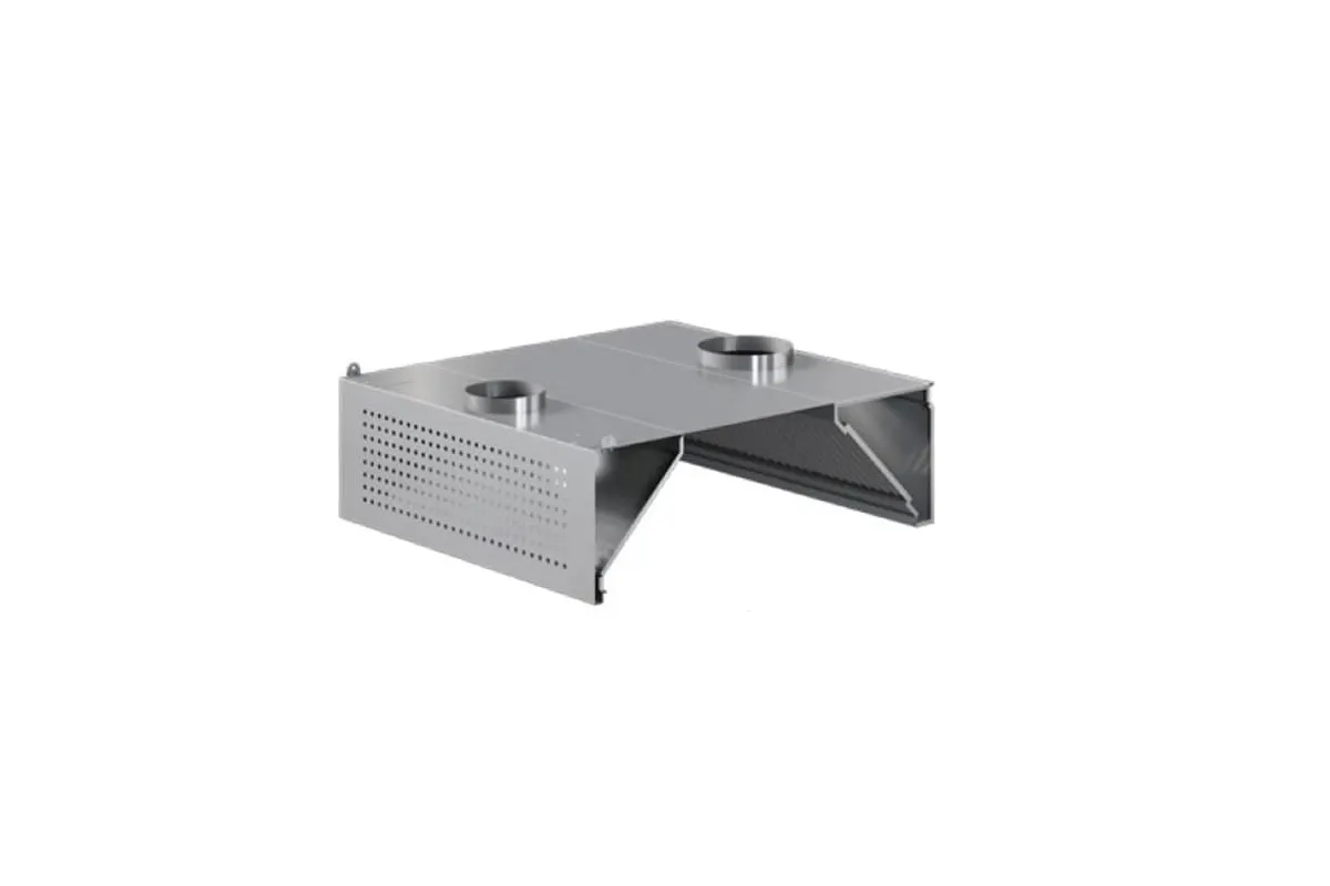 Okap przyścienny kompensacyjny, ze stali nierdzewnej, Edenox WEHC