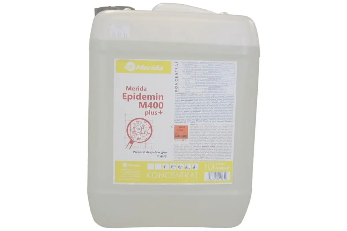 MERIDA EPIDEMIN M400 plus+ preparat myjąco-dezynfekcyjny, pojemność 10 l NMD601