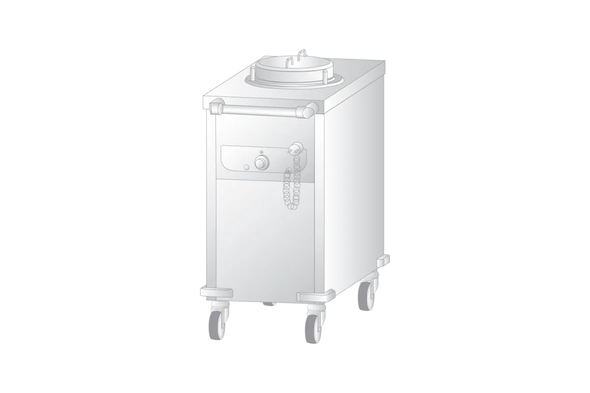 DYSTRYBUTOR TALERZY jezdny 900 x 460 x 850 mm DYSTRYBUTOR TALERZY jezdny 900 x 460 x 850 mm