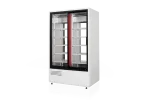 Szafa chłodnicza dwustronnie przeszklona, przesuwne drzwi z obu stron, typ standard 3 klasa klimatyczna, model SCH-2S2R1200/S3K