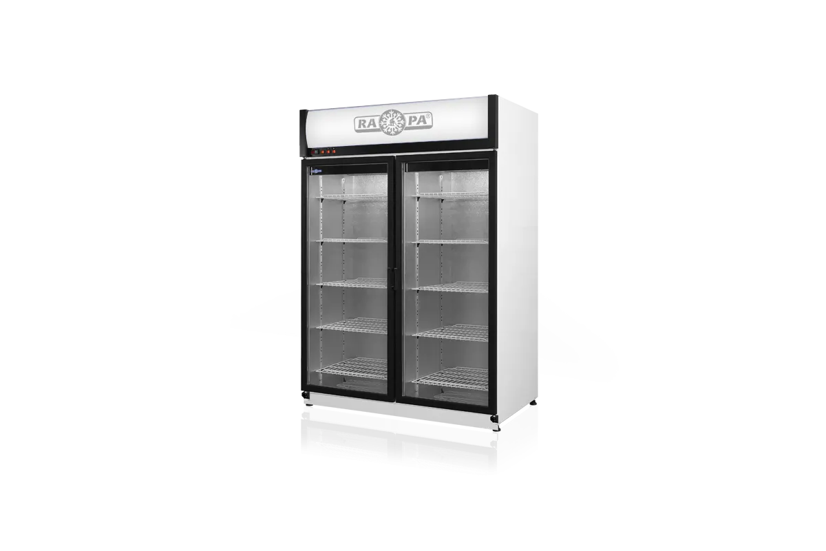 Szafa chłodnicza przeszklona lub dzielona, przeszklone drzwi, podwójna, typ AG 3 klasa klimatyczna, model SCH-S1200/AG3KL