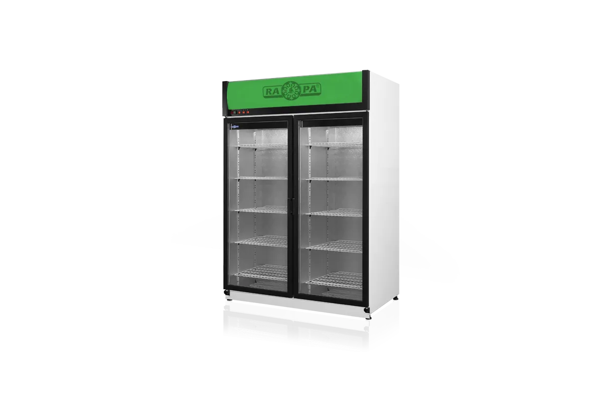 Szafa chłodnicza przeszklona lub dzielona, przeszklone drzwi, podwójna, typ AG 3 klasa klimatyczna, model SCH-S1200/AG3KL