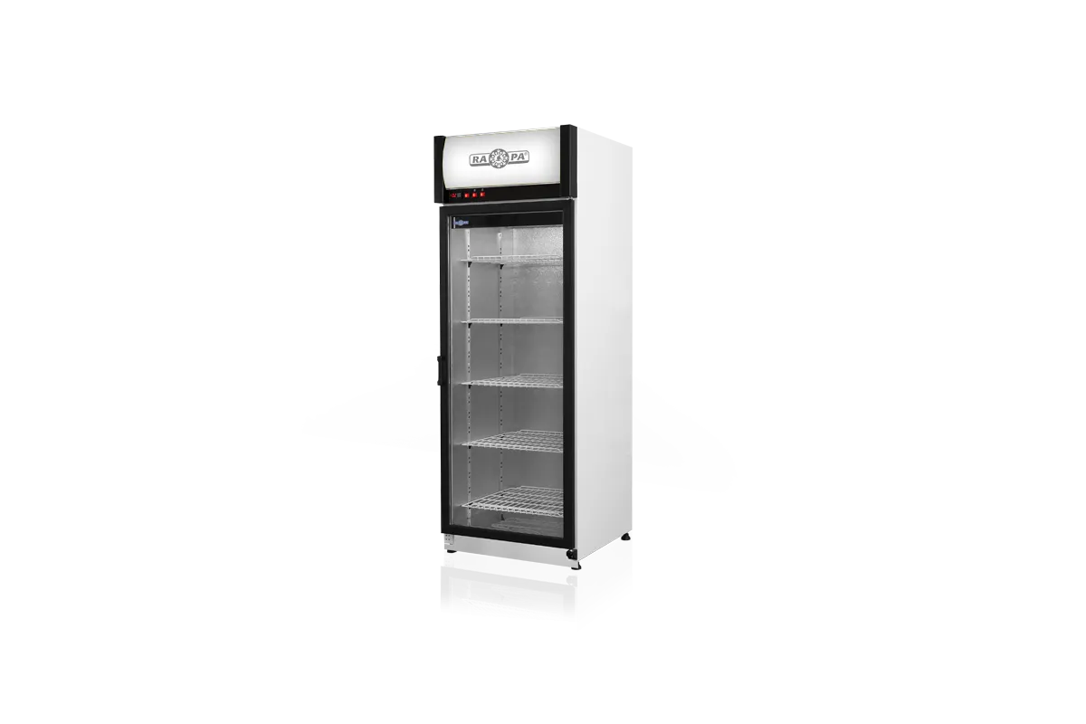 Szafa chłodnicza przeszklona lub dzielona, przeszklone drzwi, pojedyncze, typ AG 4 klasa klimatyczna, model SCH-S825/4KLAG