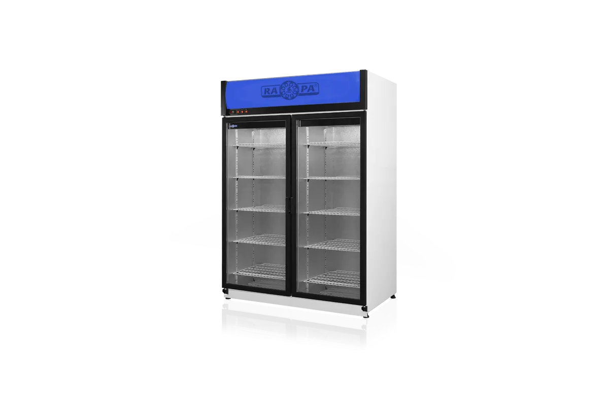 Szafa chłodnicza przeszklona lub dzielona, przeszklone drzwi, podwójne, typ AG 4 klasa klimatyczna, model SCH-S1600/AG4KL
