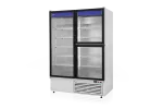 Szafa chłodnicza przeszklona lub dzielona, przeszklone drzwi, pojdwójna, typ standard 3 klasa klimatyczna, model SCH-S1200/3DS3