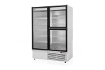 Szafa chłodnicza przeszklona lub dzielona, przeszklone drzwi, podwójne, typ standard 3 klasa klimatyczna, model SCH-S1400/3DS3K