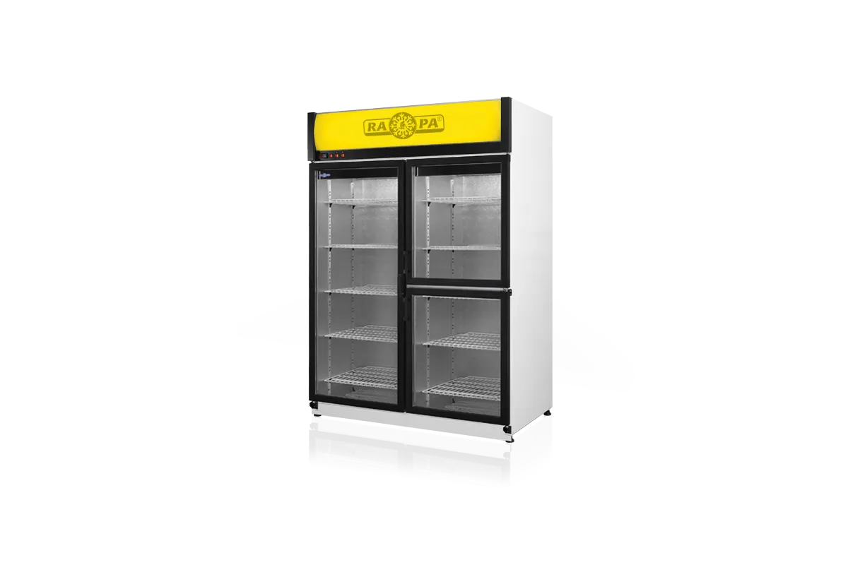 Szafa chłodnicza przeszklona lub dzielona, przeszklone drzwi, podwójna, typ AG 3 klasa klimatyczna, model SCH-S1600/3DAG3KL