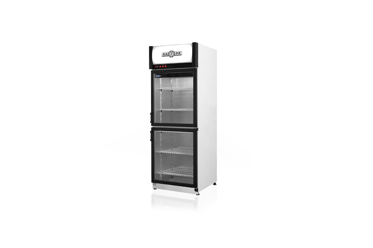 Szafa chłodnicza przeszklona lub dzielona, przeszklone drzwi, pojedyncze, typ AG 4 klasa klimatyczna, model SCH-S825/2D4KLAG