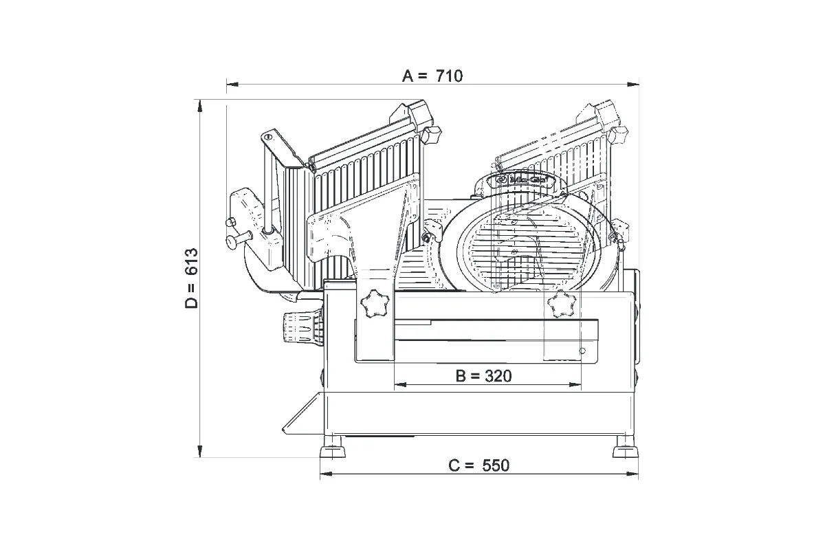 POLAUTOMATYCZNA KRAJALNICA do sera Ma-Ga A2-812T CE (TEFLON)