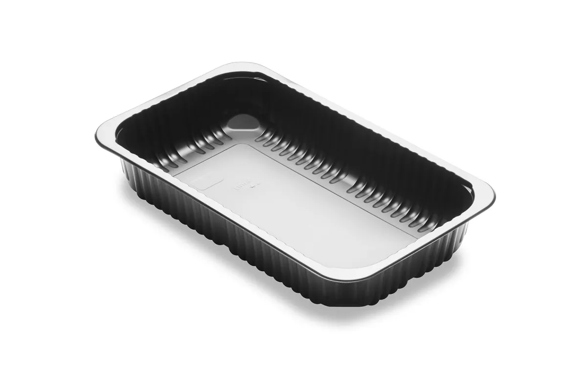 Pojemnik taca do zgrzewania 260x158x43,7 mm 1240 ml, 1 komora (karton. 384 szt) DUNI Baseline 178357