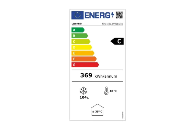 Zamrażarka skrzyniowa do lodów 144 l 82,5x62,5x68cm Liebherr EFE1552