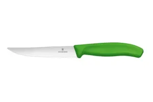 Victorinox Swis Classic Nóż do pizzy, ząbkowany, ostry czubek, zielony