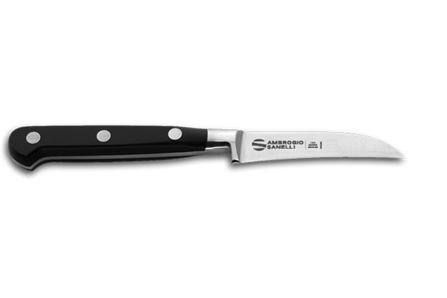 Ambrogio Sanelli Chef , kuty nóż do obierania, zakrzywiony, 7 cm