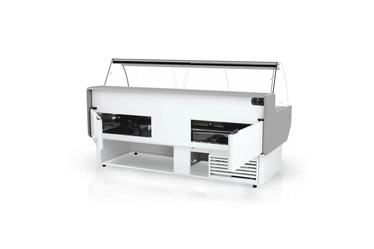 Lada chłodnicza, szyba gięta RAPA L-B/79/90