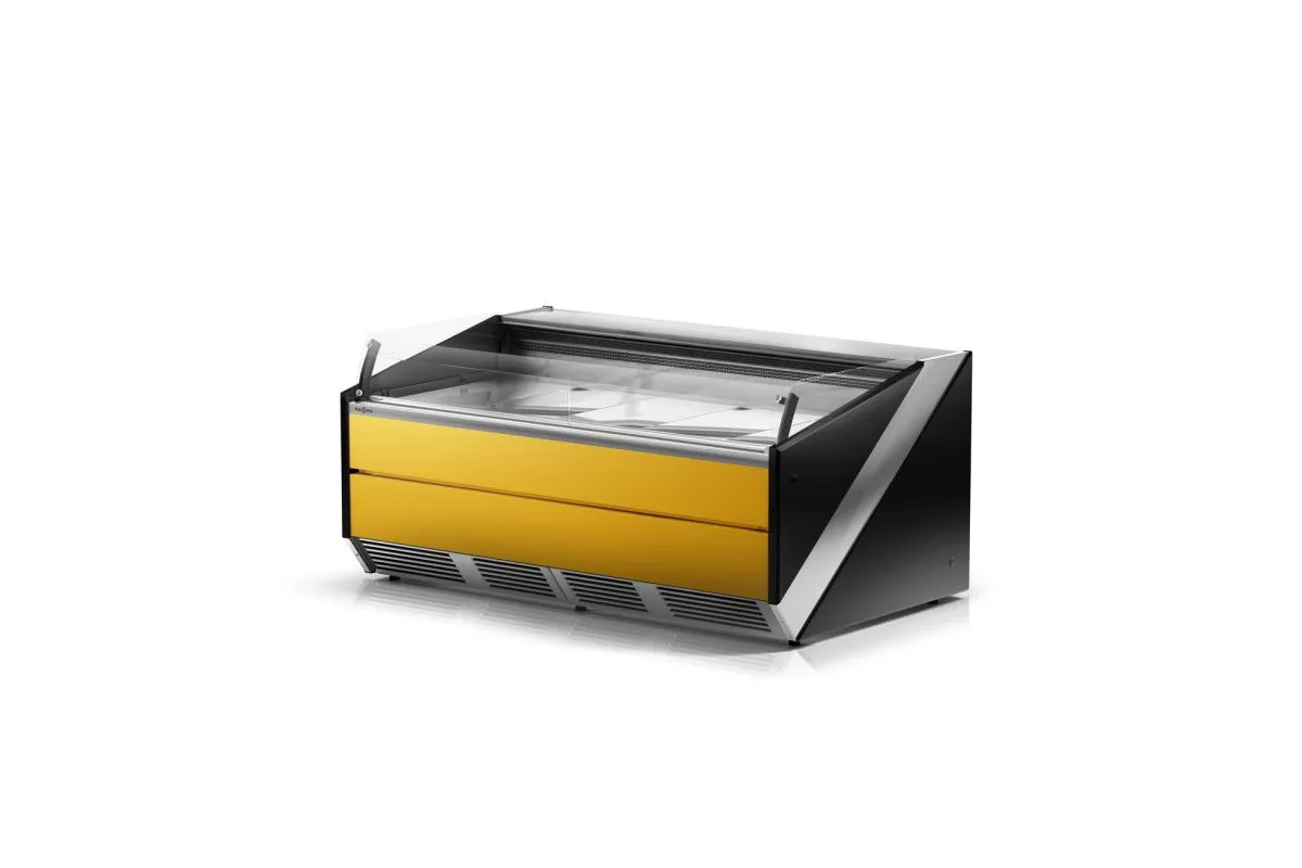 Lada chłodnicza, szyba czołowa gięta krótka, chłodzenie dynamiczne, system osuszania szyb RAPA L-Si/197/120