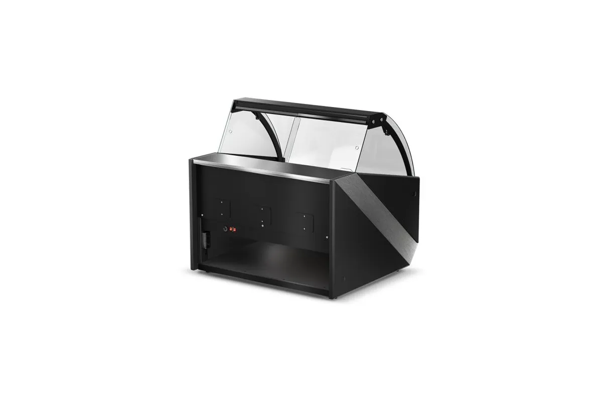 Lada grzewcza, szyba czołowa gięta otwierana RAPA L-S/DHBM/135/120