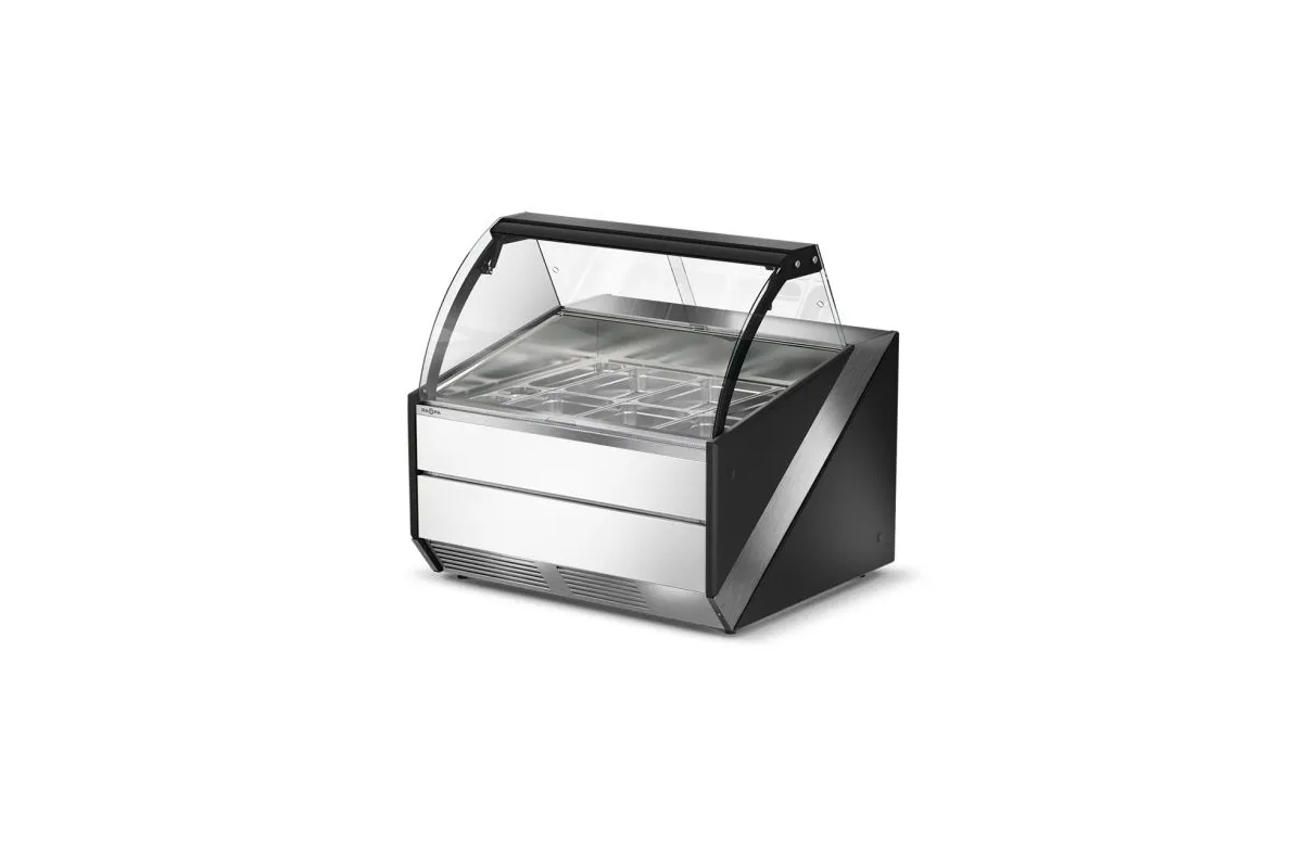 Lada grzewcza, szyba czołowa gięta otwierana RAPA L-S/DHBM/135/120