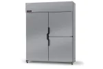 Szafa chłodnicza pojedyncza, drzwi pełne skrzydłowe dzielone, trzydrzwiowa, agregat górny, 3 klasa klimatyczna RAPA SCH-Z1600/3D