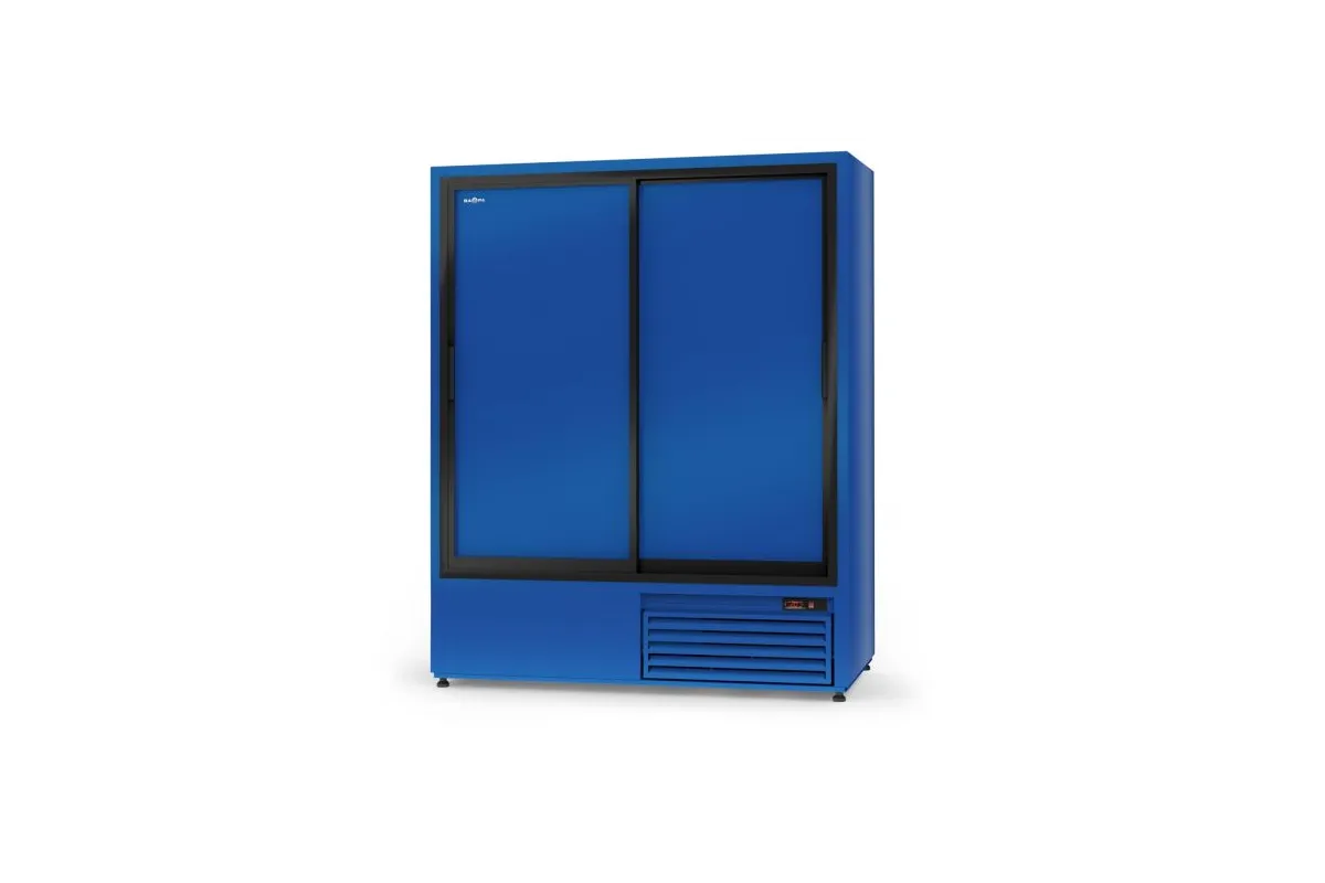 Szafa chłodnicza pojedyncza, drzwi pełne przesuwne, agregat dolny, 4 klasa klimatyczna RAPA SCH-ZR1600-AD-4KL