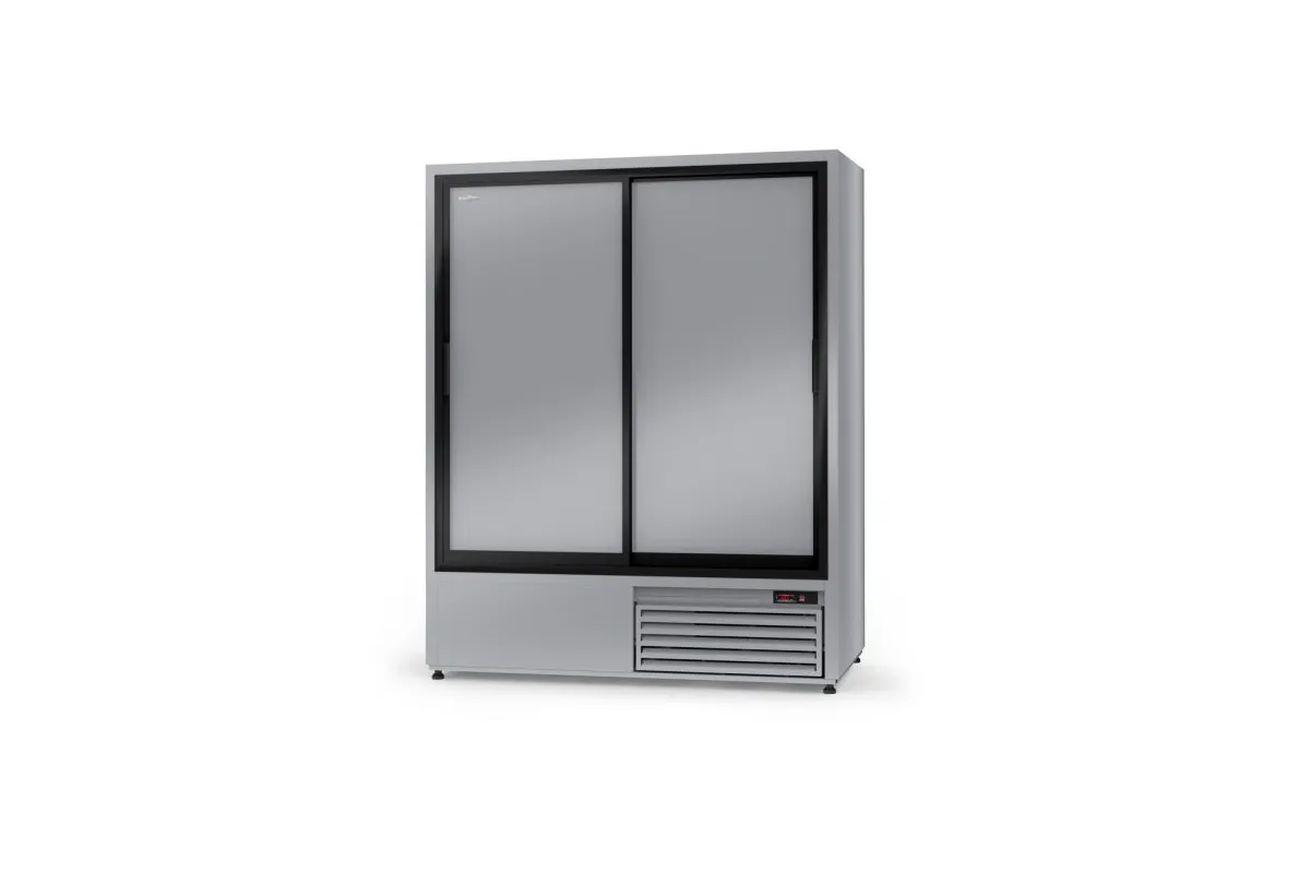 Szafa chłodnicza pojedyncza, drzwi pełne przesuwne, agregat dolny, 3 klasa klimatyczna RAPA SCH-ZR1400-AD-3KL