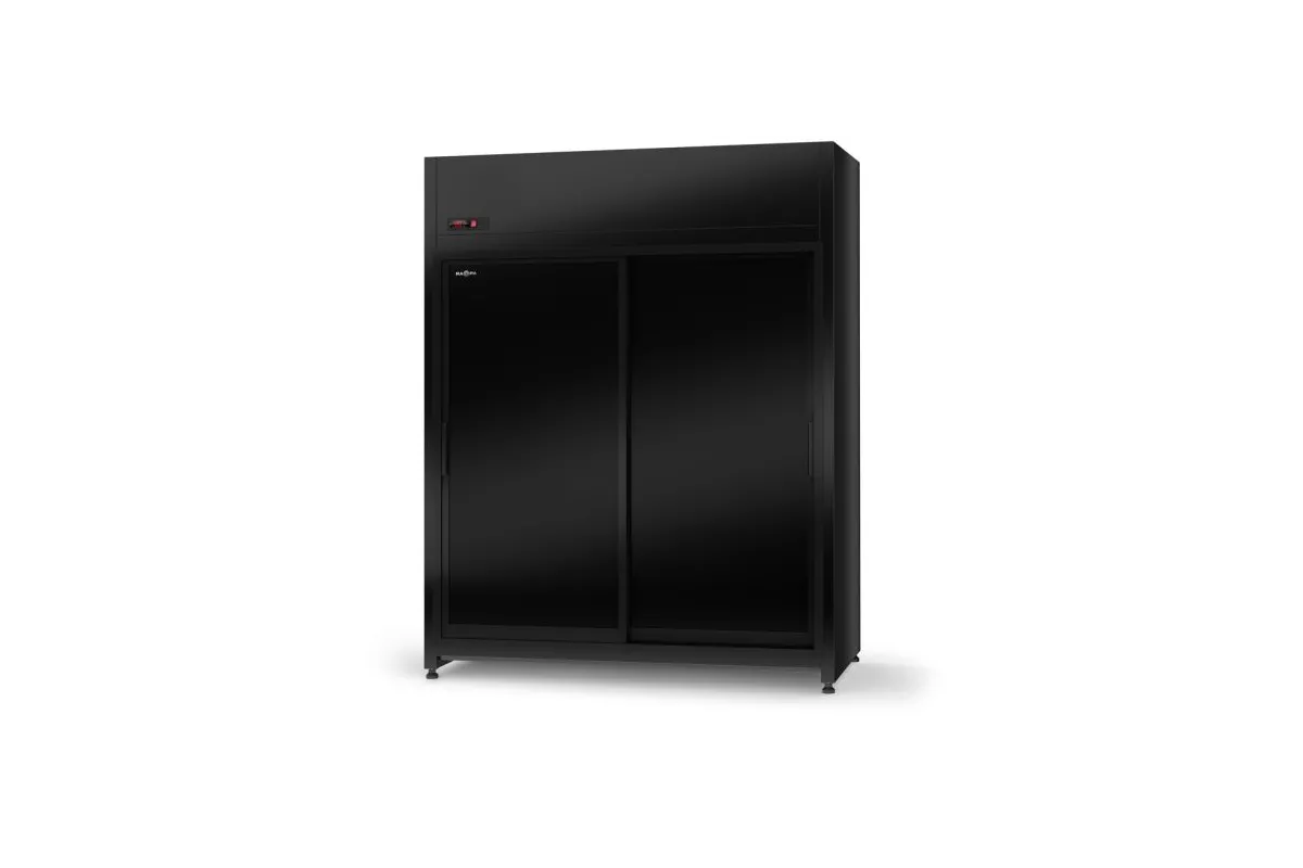 Szafa chłodnicza pojedyncza, drzwi pełne przesuwne, agregat górny, 4 klasa klimatyczna RAPA SCH-ZR1400-AG-4KL