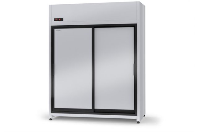 Szafa chłodnicza pojedyncza, drzwi pełne przesuwne, agregat górny, 4 klasa klimatyczna RAPA SCH-ZR1600-AG-4KL