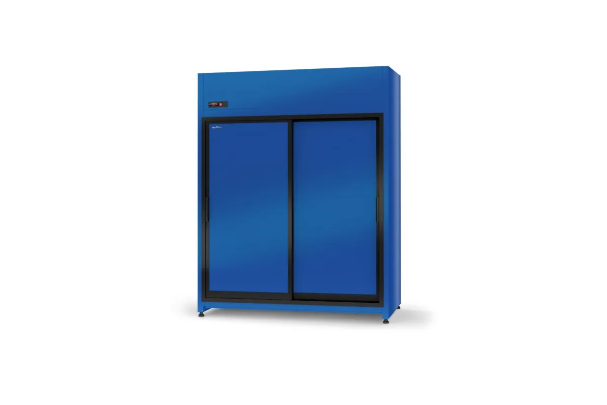 Szafa chłodnicza pojedyncza, drzwi pełne przesuwne, agregat górny, 4 klasa klimatyczna RAPA SCH-ZR1600-AG-4KL