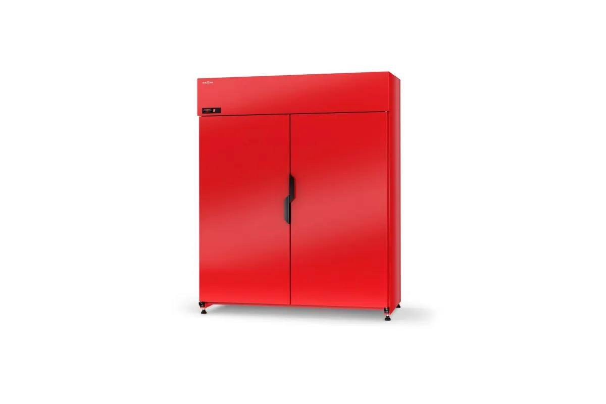 Szafa chłodnicza podwójna na 21 pojemników EURO 2, drzwi pełne skrzydłowe, agregat górny, 4 klasa klimatyczna RAPA SCH-Z1600/21-