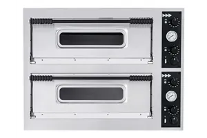 Piec do pizzy Basic 44 Prismafood 2 komory 400V 9400W, 975x814x745mm 1F010050