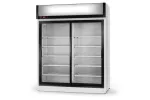 Szafa chłodnicza, przeszklona, drzwi przesuwne, standardowe, typ AG 3 klasa klimatyczna, RAPA SCH-SR-1400-AG-3KL