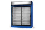 Szafa chłodnicza, przeszklona, drzwi przesuwne, standardowe, typ AG 3 klasa klimatyczna, RAPA SCH-SR-1400-AG-3KL