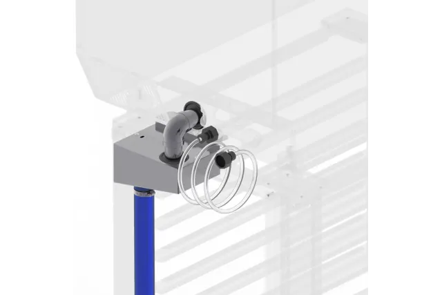 Zestaw instalacyjny do podłączenia okapu z 2 piecami Stalgast 9100710