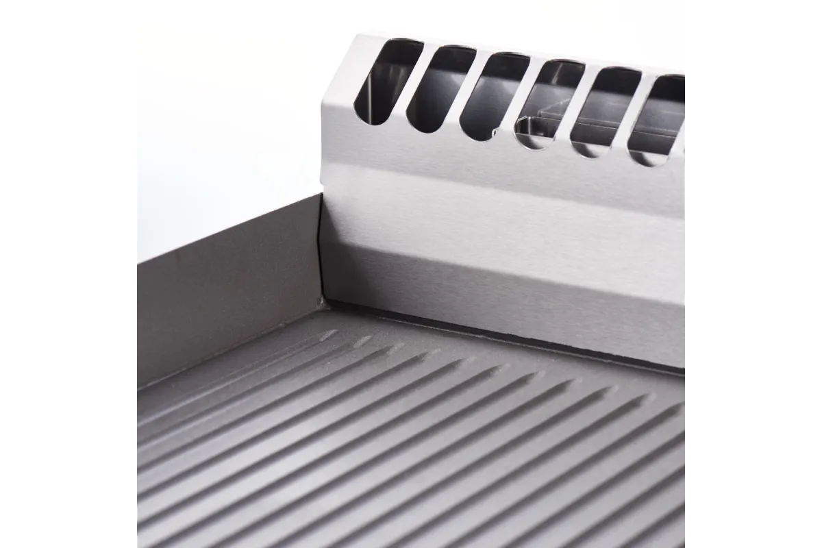 Płyta grillowa gazowa, ryflowana, 13 kW, G20 Stalgast 9731210