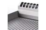 Płyta grillowa gazowa, ryflowana, 13 kW, G20 Stalgast 9731210
