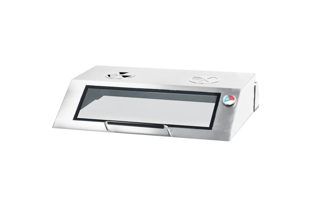 Płyta grillowa elektryczna, nastawna, gładko-ryflowana, z pokrywą, 8.1 kW Stalgast 9731390