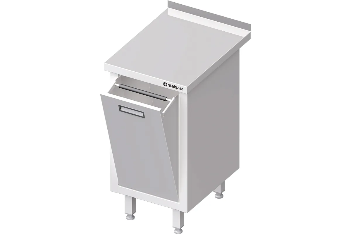 Stół przyścienny z koszem uchylnym 450x700x850 mm Stalgast 980617045