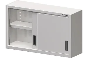 Szafka wisząca,drzwi suwane 800x400x600 mm Stalgast 981724080